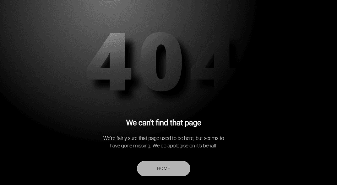 Animated 404 Error Page – Swinging Text and Cloak Effect using @property CSS