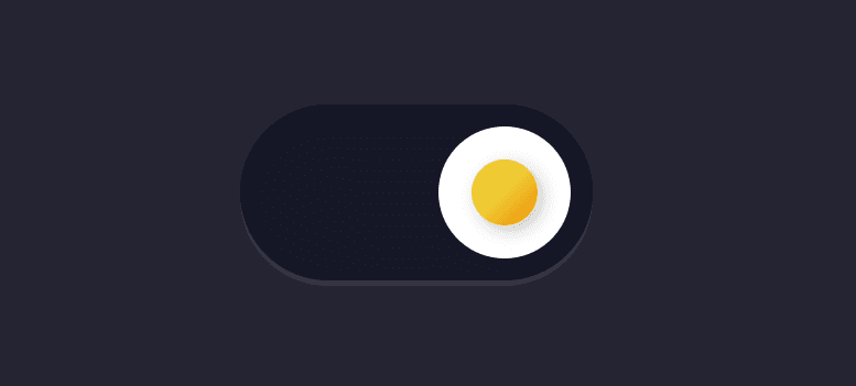 Animated Egg Toggle Switch with Crack Effect using HTML & CSS