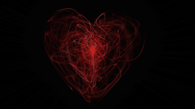 Canvas Heart Particle Animation – Pulsing Love Effect