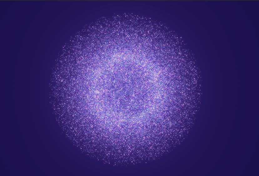 Interactive Bloom Particle Field – Three.js + Unreal Bloom