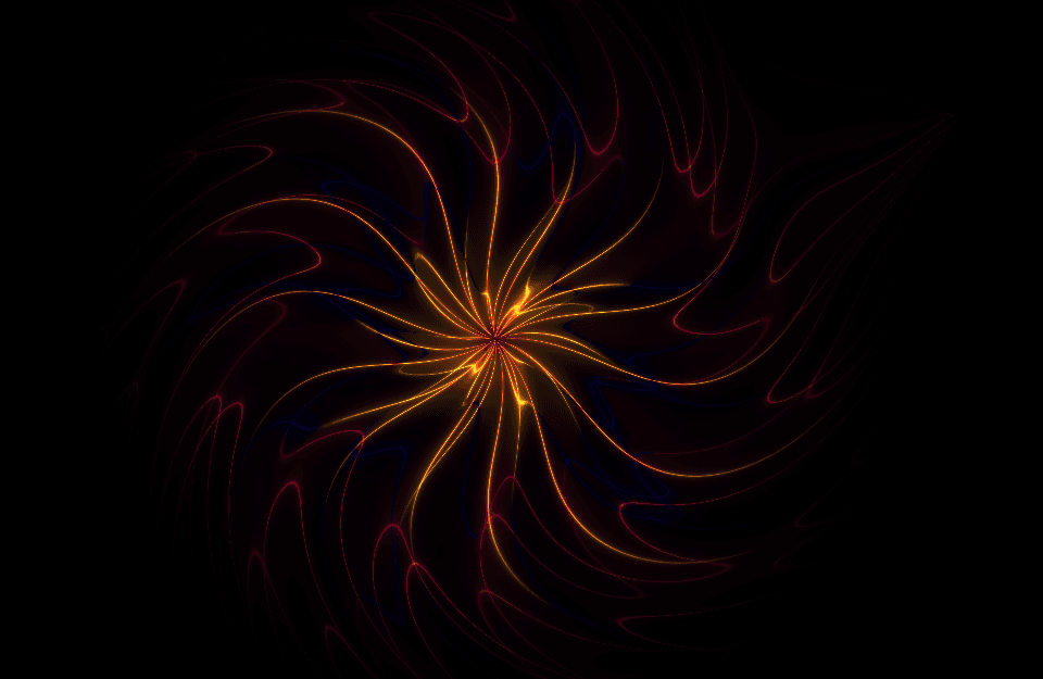 Interactive GLSL Fire Spiral Animation 
