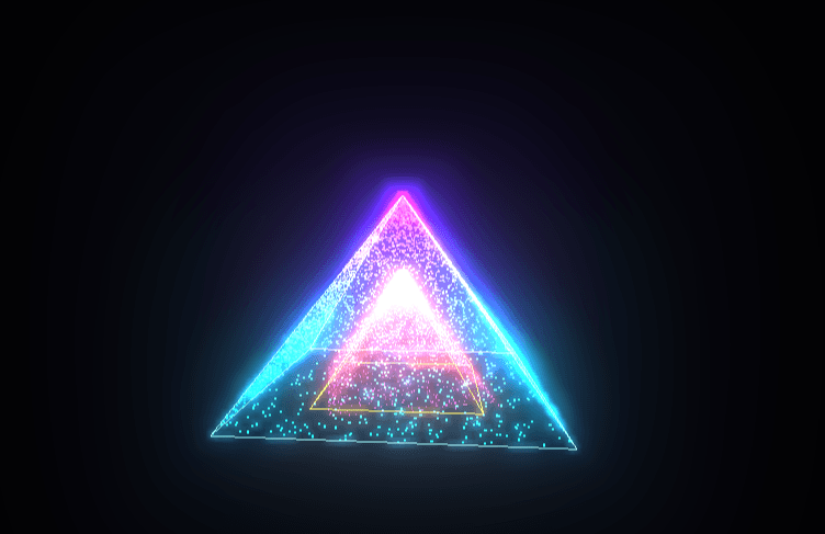 Interactive Pyramid FX – Three.js + GLSL