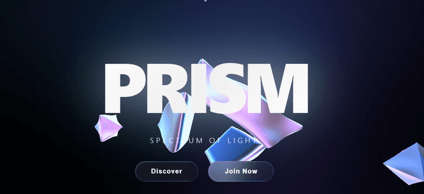 Cinematic WebGL Shader Hero Section with Glassmorphism UI