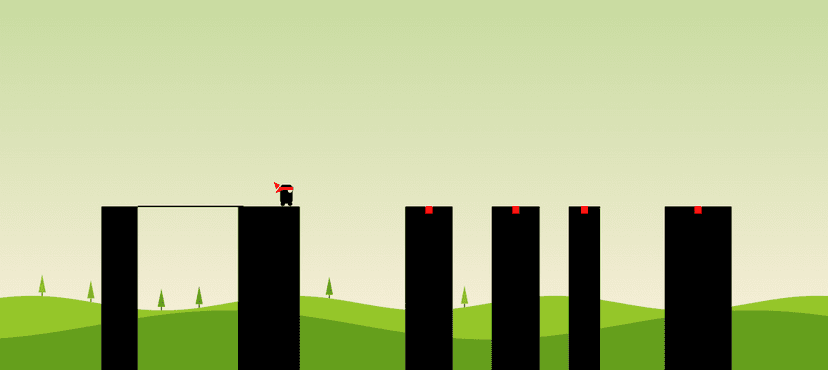 Stick Hero Game Using HTML Canvas and Pure JavaScript