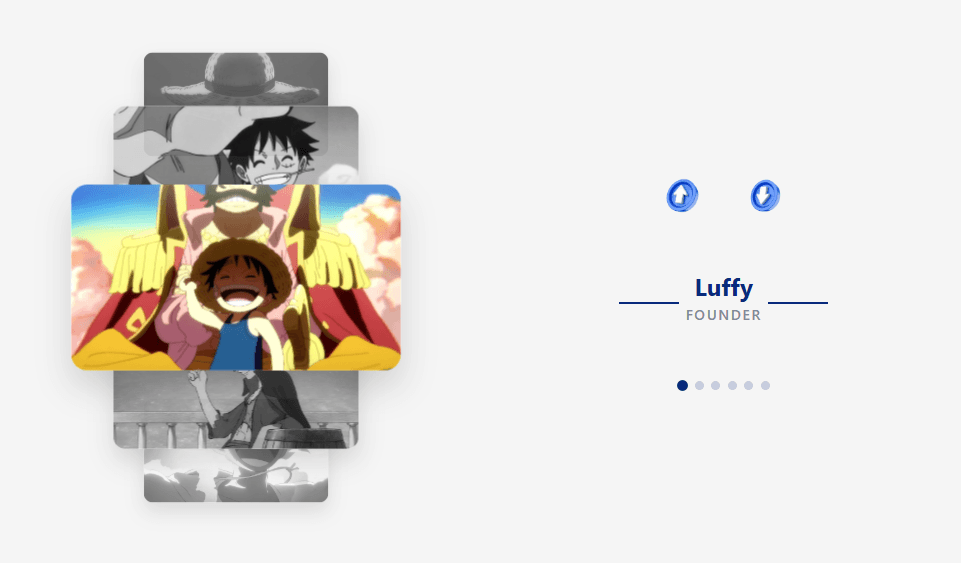 3D Team Carousel with Scroll and Swipe Animation using HTML, CSS, and JavaScript