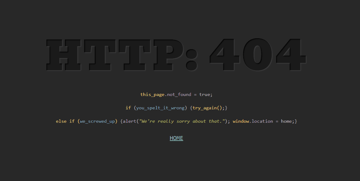 Code-Style 404 Error Page with Typing Animation Using HTML, CSS & JavaScript