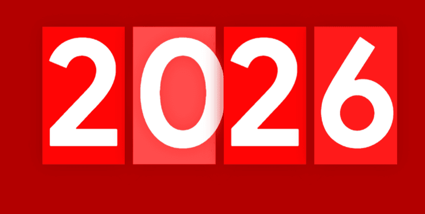 3D Year Flip Animation – CSS Hover Transition (2025 → 2026)