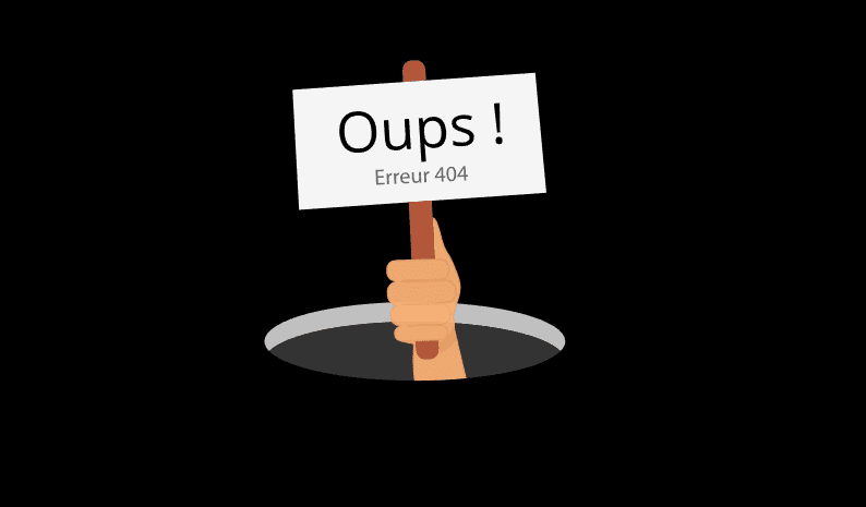Animated SVG 404 Error Page 