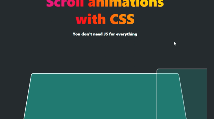 Scroll-Based CSS Animation Showcase | Seamless Motion Effects Without JavaScript