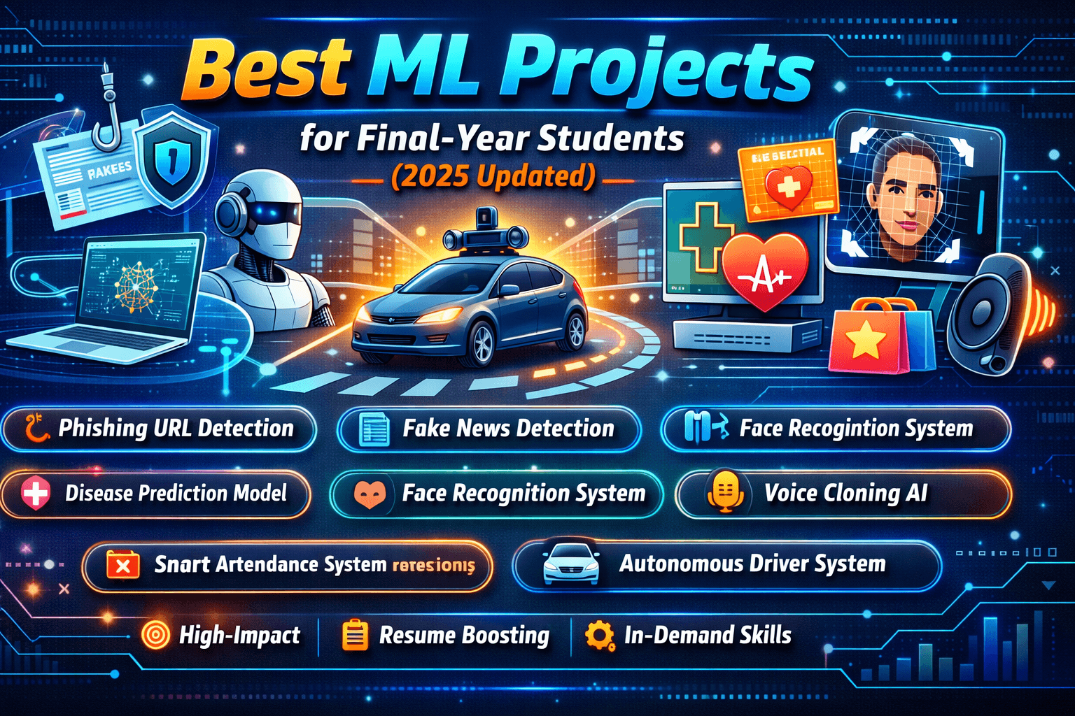 Best ML Projects for Final-Year Students (2025 Updated)