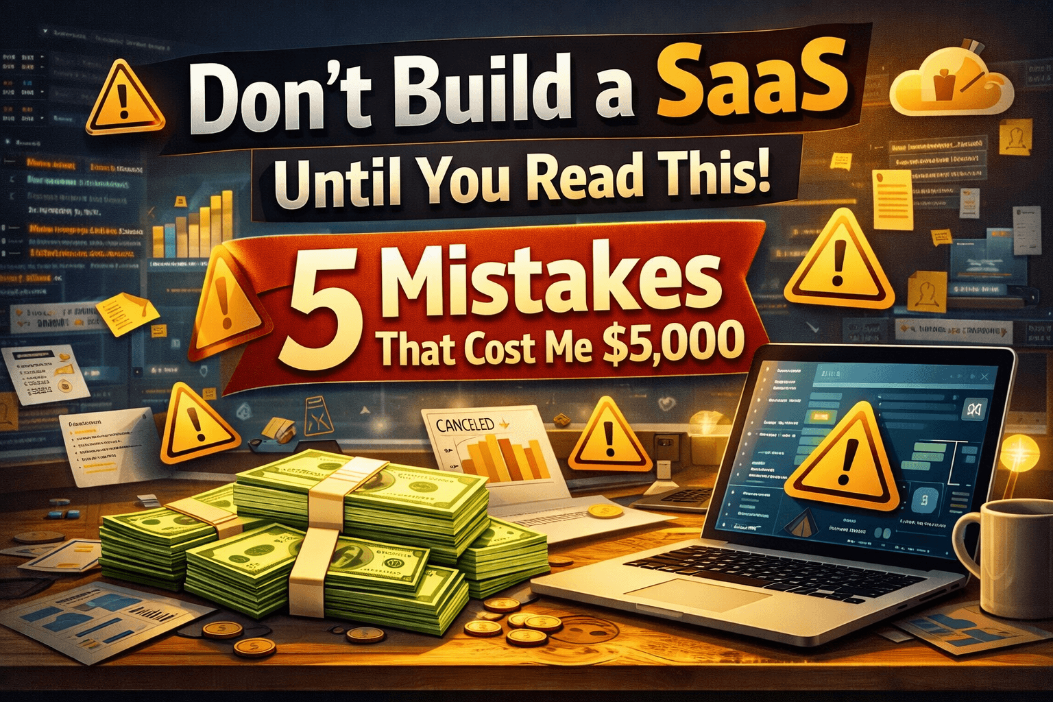 Don't Build a SaaS Until You Read This: 5 Mistakes That Cost Me $5,000