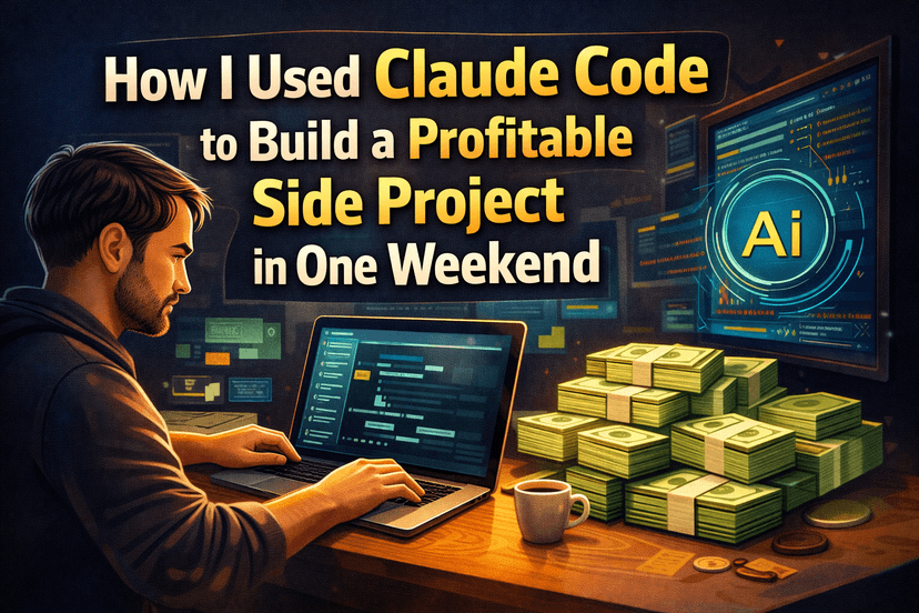 How I Used Claude Code to Build a Profitable Side Project in One Weekend