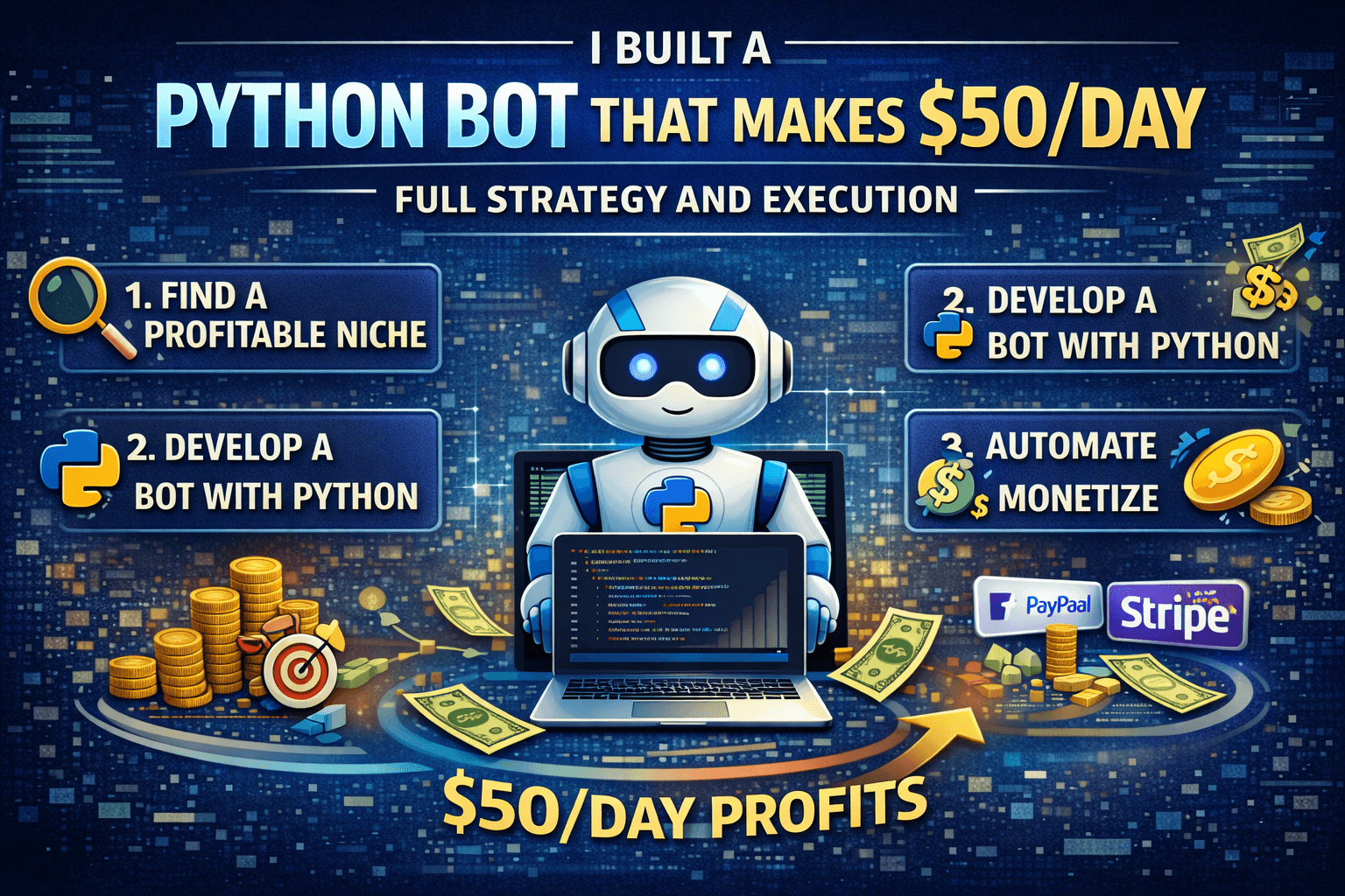 I Built a Python Bot That Makes $50/Day: Full Strategy and Execution